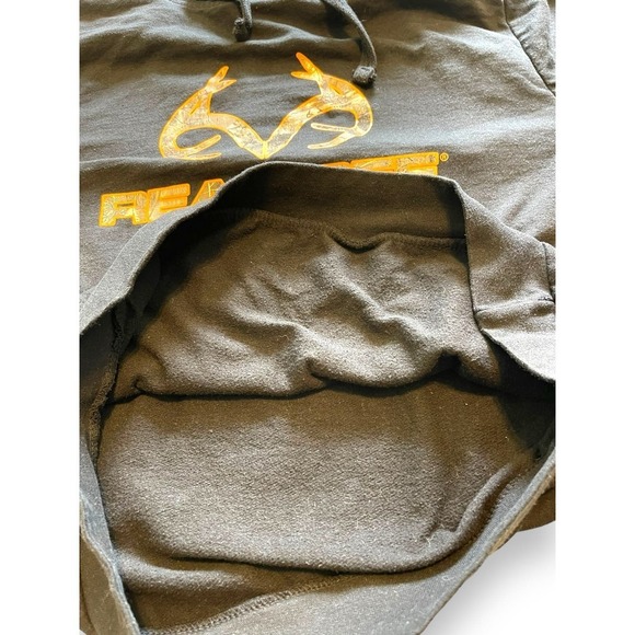 Realtree by Grooked Antler Kangaroo Pockets Logo  Hoodie Men's Black M - Picture 6 of 11